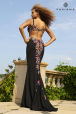 Faviana Open Back Long Prom Dress 11027