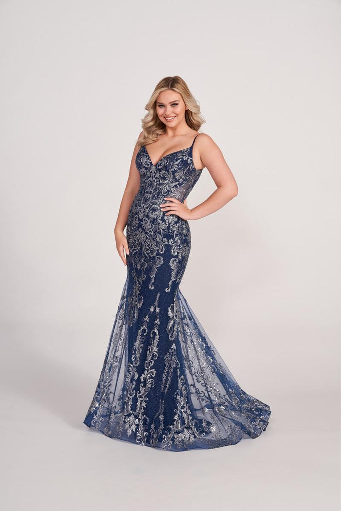 Ellie Wilde Fit and Flare Prom Dress EW34056