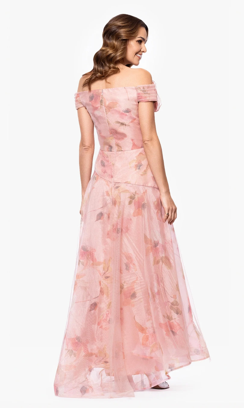 Betsy and Adam Floral Print Dress A27103