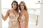 Faviana Floral Bodice A-Line Prom Dress 11001