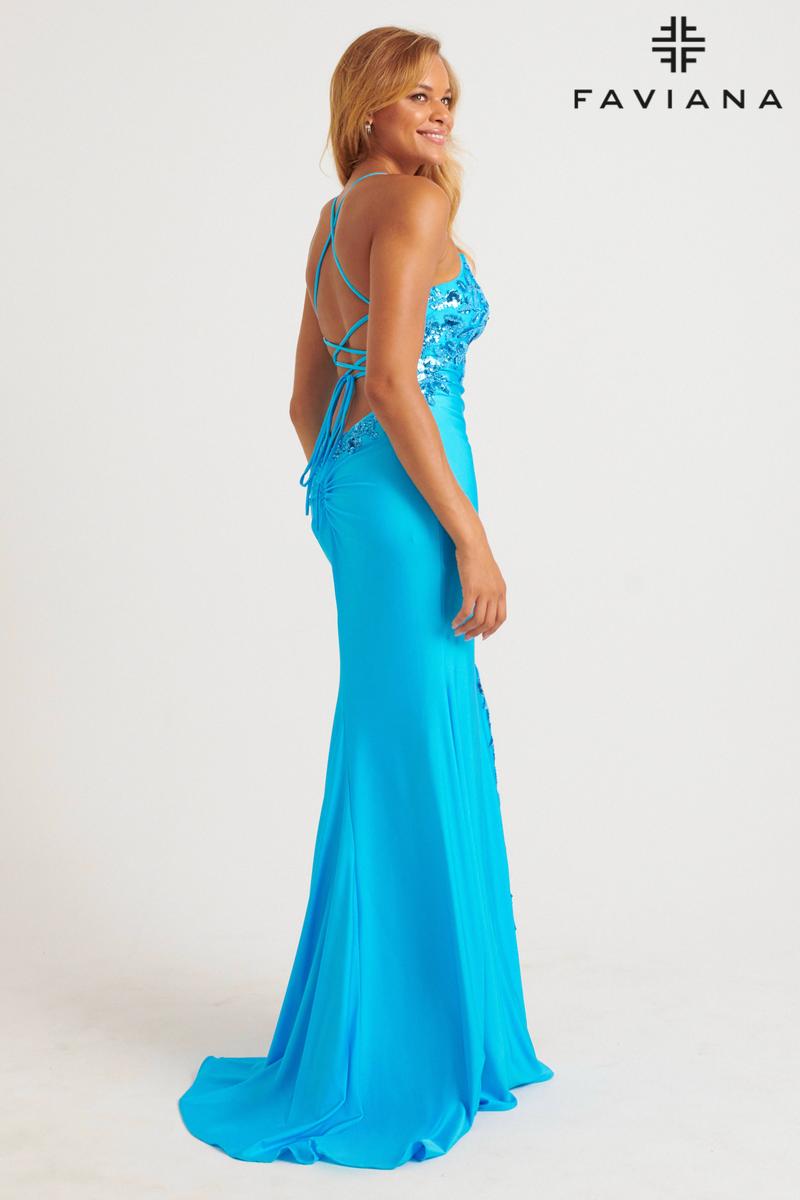 Faviana Asymmetrical Prom Dress 11017