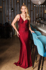 Faviana Heat Stone Open Back Prom Dress 11022