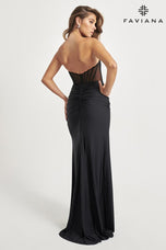 Faviana Strapless Corset Prom Dress 11041