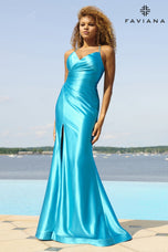 Faviana High Slit Prom Dress 11051