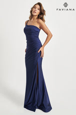 Faviana Simple One Shoulder Prom Dress 11071
