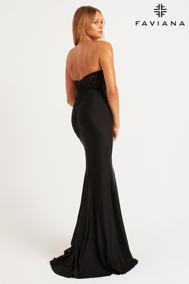 Faviana Corset Bodice Prom Dress 11081