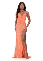 ASHLEYlauren Beaded Strapless Prom Dress 11236 - C