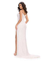 ASHLEYlauren Beaded Strapless Prom Dress 11236 - D