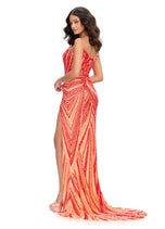 ASHLEYlauren Beaded Strapless Prom Dress 11236 - D