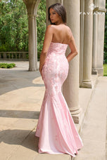 Faviana Strapless Satin Mermaid Prom Dress 11271