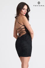 Faviana Short Corset Homecoming Dress 11301