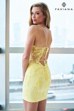 Faviana Short V-Neck Homecoming Dress 11303