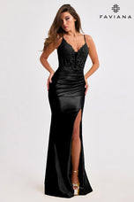 Faviana Illusion Corset Prom Dress 11400