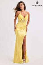 Faviana Illusion Corset Prom Dress 11400