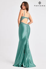Faviana Illusion Side Lace Prom Dress 11403