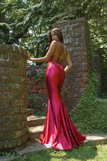 Faviana V-Neck Lace Prom Dress 11405