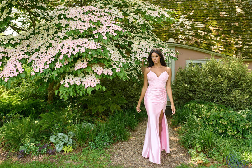 Faviana Ruched Corset Prom Dress 11406