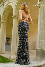 Faviana Strapless Tight Prom Dress 11416