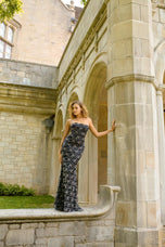 Faviana Strapless Tight Prom Dress 11416