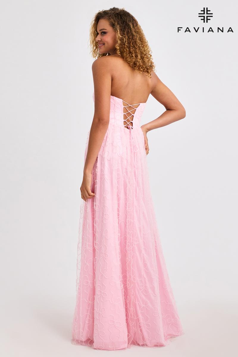 Faviana A-Line Corset Prom Dress 11418