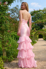 Faviana Ruffle Ruched Mermaid Prom Dress 11419