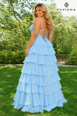 Faviana Ruffle Corset Prom Dress 11420