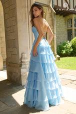 Faviana Ruffle Corset Prom Dress 11420