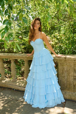 Faviana Ruffle Corset Prom Dress 11420