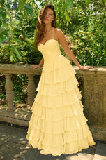 Faviana Ruffle Corset Prom Dress 11420