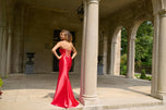 Faviana Tight Strapless Satin Prom Dress 11435
