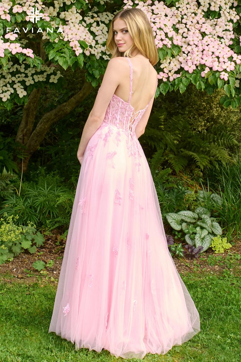 Faviana Illusion Lace A-Line Prom Dress 11437