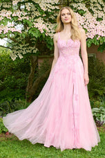 Faviana Illusion Lace A-Line Prom Dress 11437