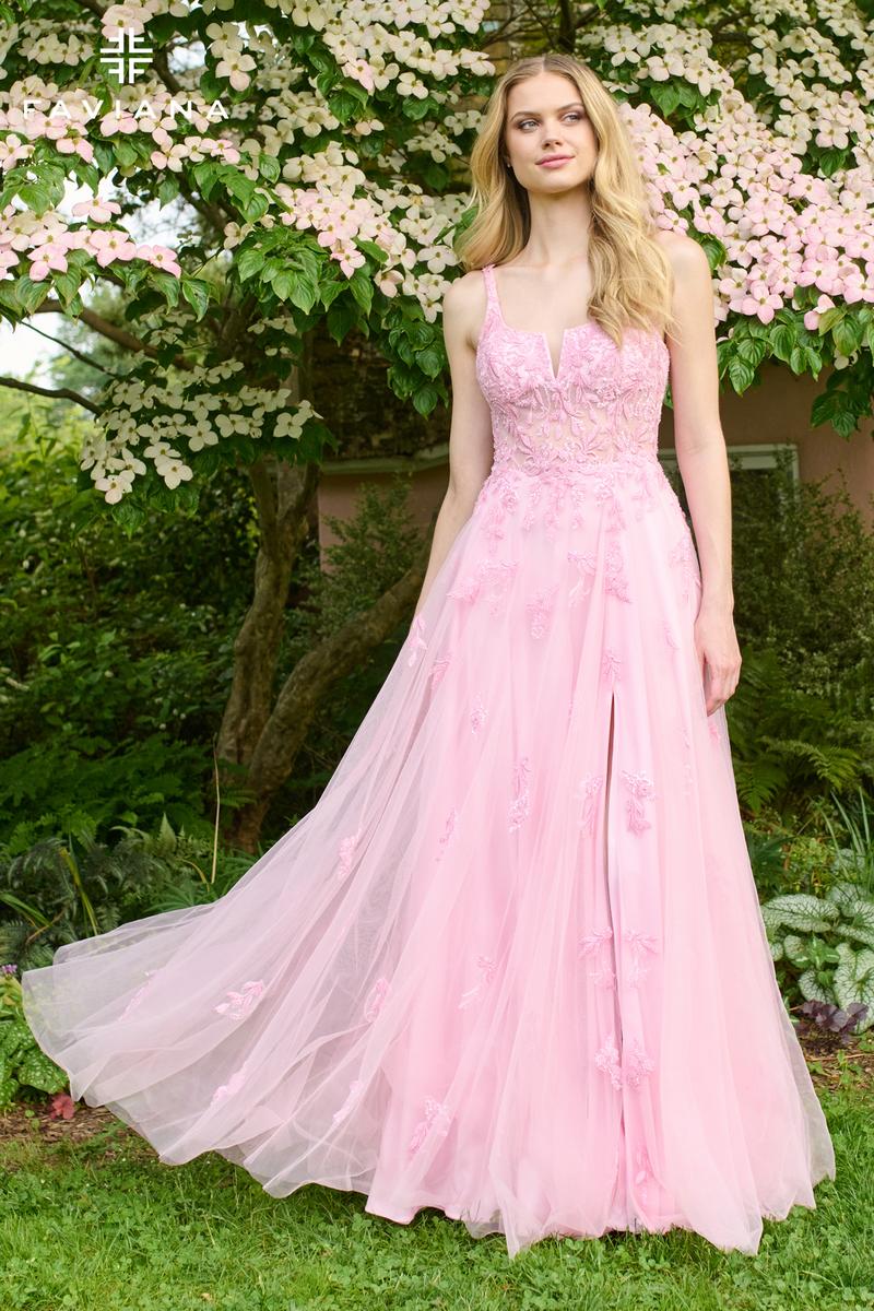 Faviana Illusion Lace A-Line Prom Dress 11437
