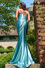 Faviana Corset Ruched Tight Prom Dress 11454