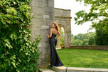 Faviana Corset Satin Prom Dress 11458