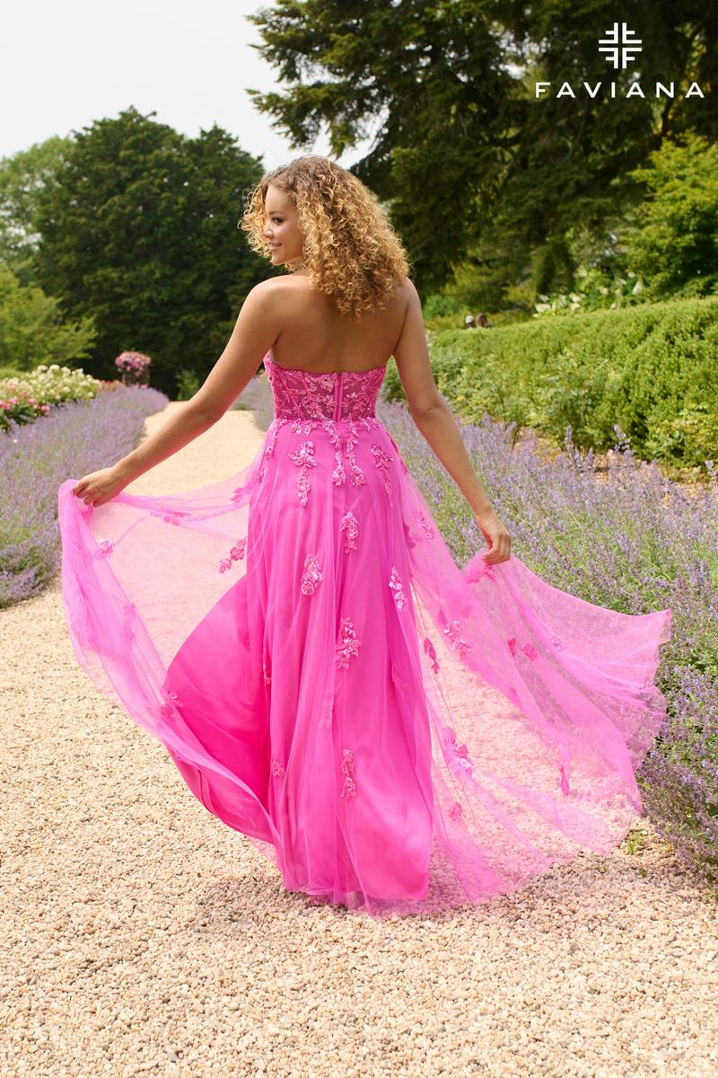Faviana Strapless Corset Prom Dress 11474