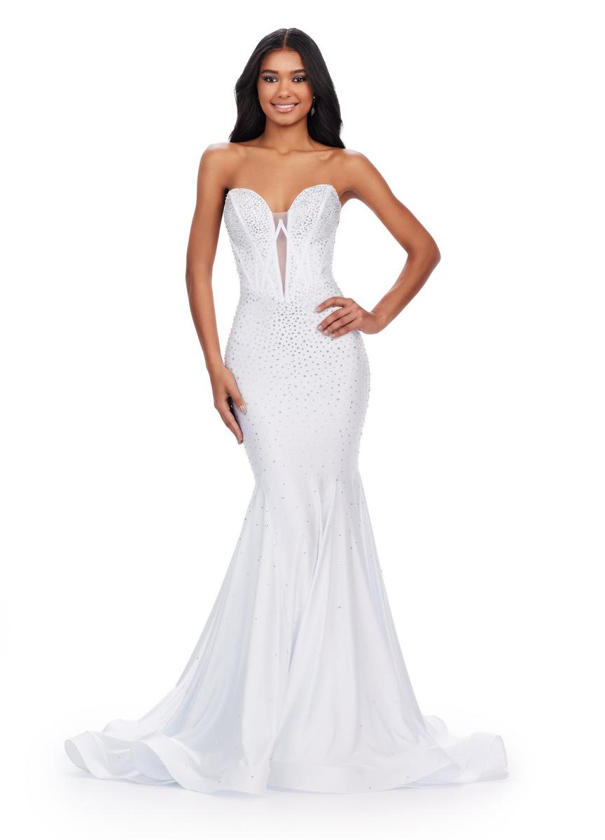 elegant white prom dresses Gold Sequin Spandex Halter V Neck Dress friendly evening gowns for weddings and backless long white dance dresses for prom. Shop 2026 White Prom Dresses