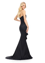 ASHLEYlauren Strapless Side Ruffle 11751 - B