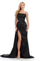 ASHLEYlauren Elegant Sweep Train Prom Dress 11887