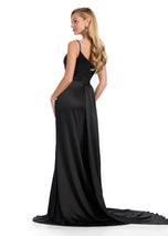 ASHLEYlauren Elegant Sweep Train Prom Dress 11887