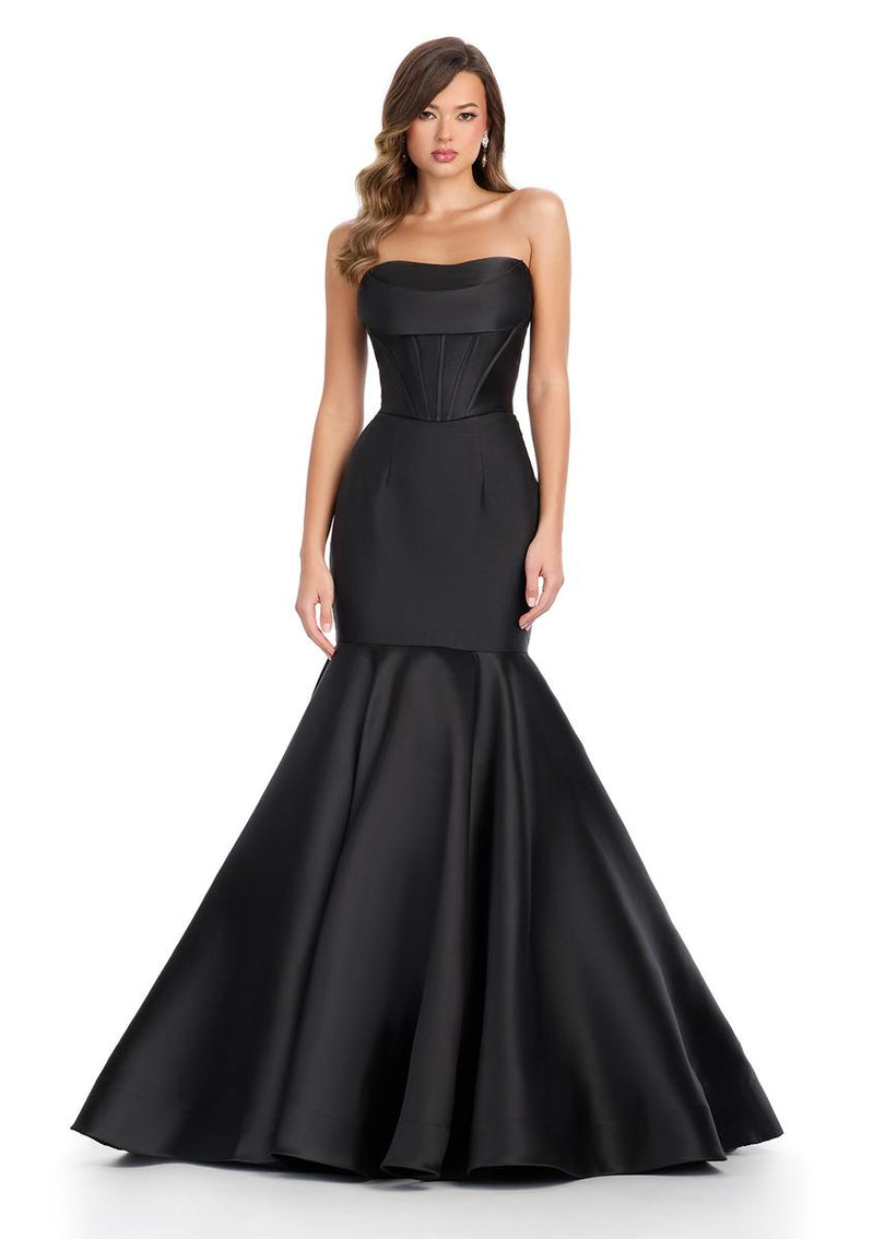 ASHLEYlauren Corset Bustier Mermaid Dress 11908 ASHLEYlauren Corset Bustier Mermaid Dress 11908