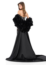 ASHLEYlauren Rosette Cape 12040
