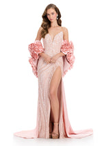 ASHLEYlauren Rosette Cape 12040