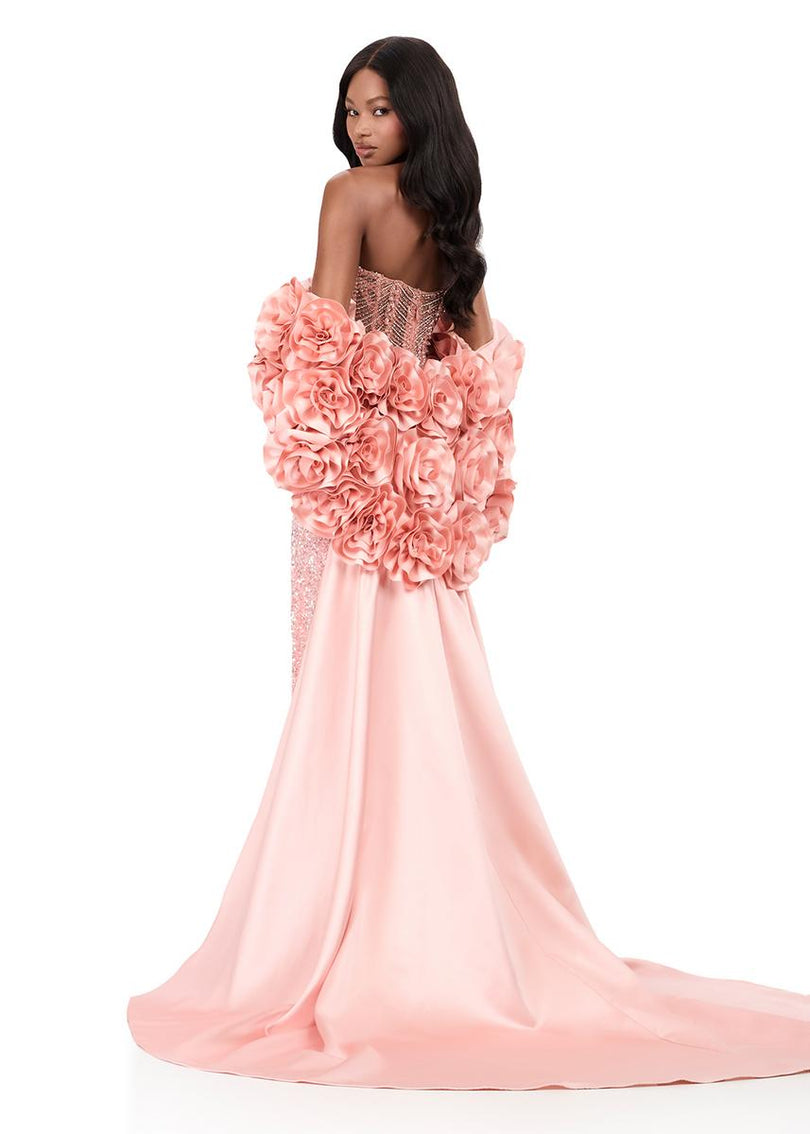 ASHLEYlauren Rosette Cape 12040
