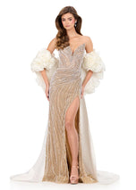 ASHLEYlauren Rosette Cape 12040