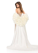 ASHLEYlauren Rosette Cape 12040
