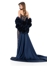ASHLEYlauren Rosette Cape 12040