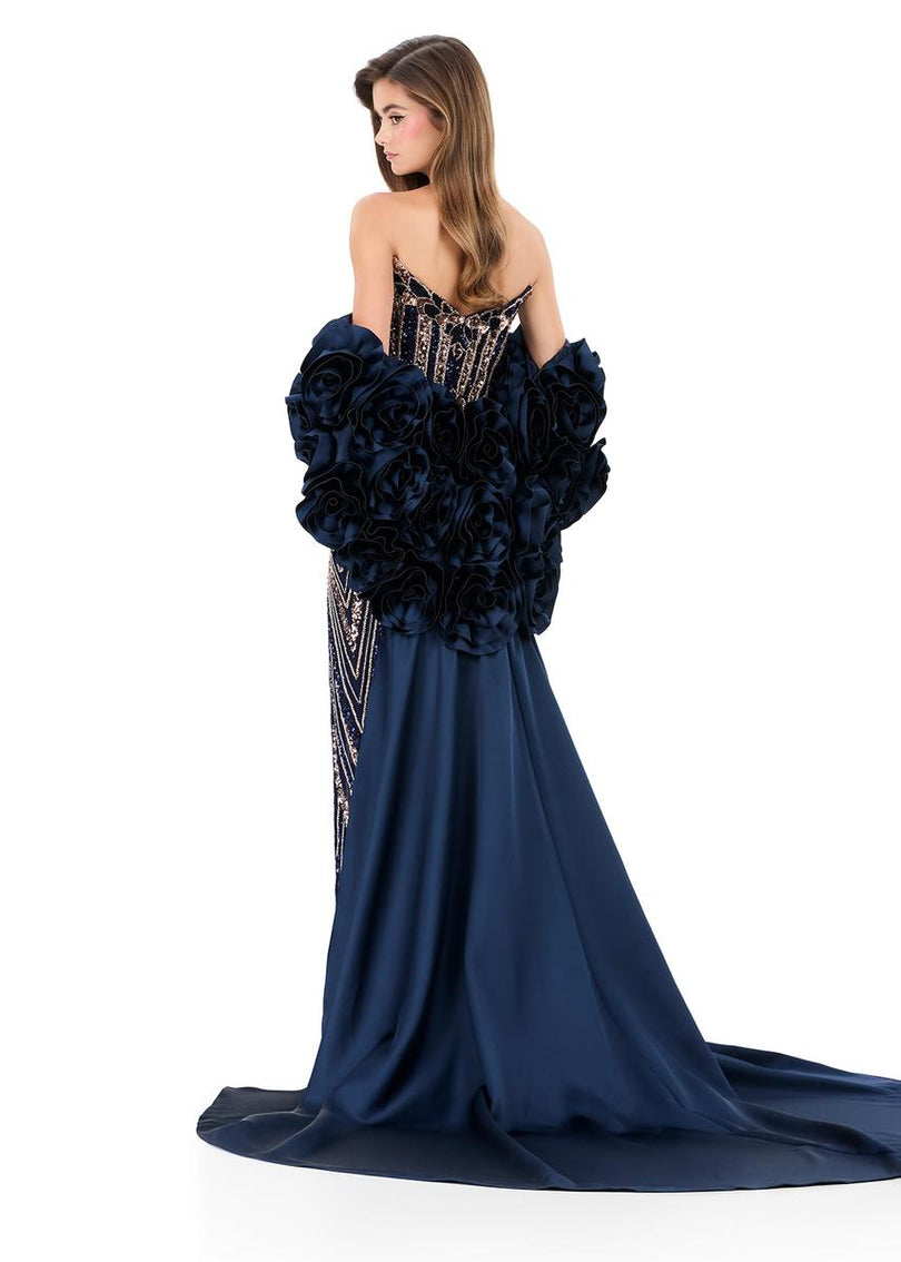 ASHLEYlauren Rosette Cape 12040