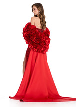 ASHLEYlauren Rosette Cape 12040