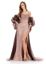 ASHLEYlauren Rosette Cape 12040